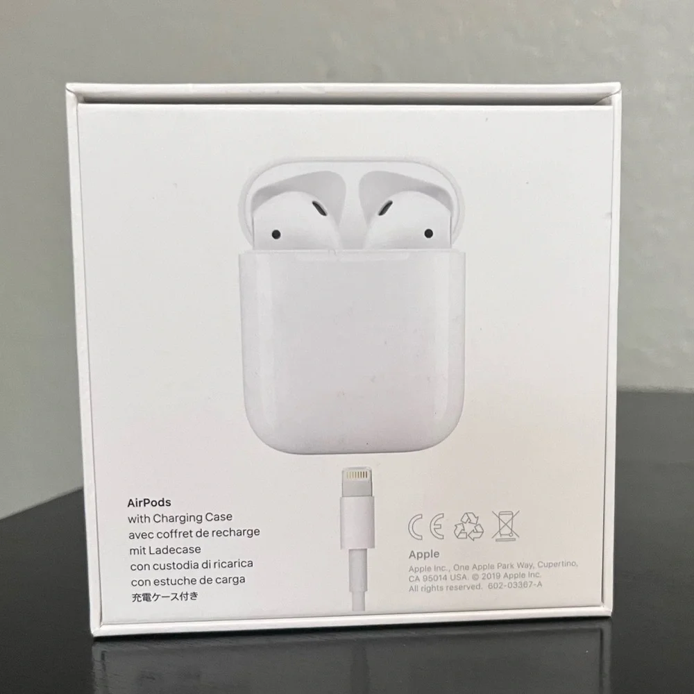 Empty Apple Airpods 2nd Gen Box